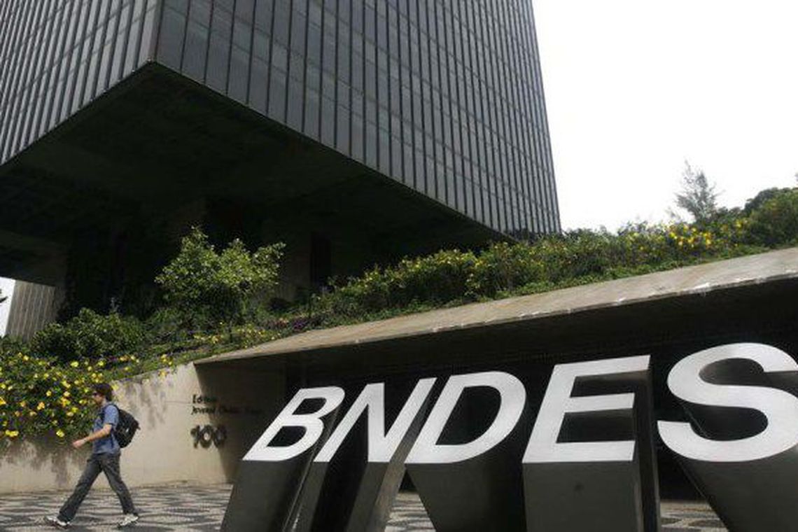 The headquarters of the National Bank for Economic and Social Development (BNDES) in Rio de Janeiro.