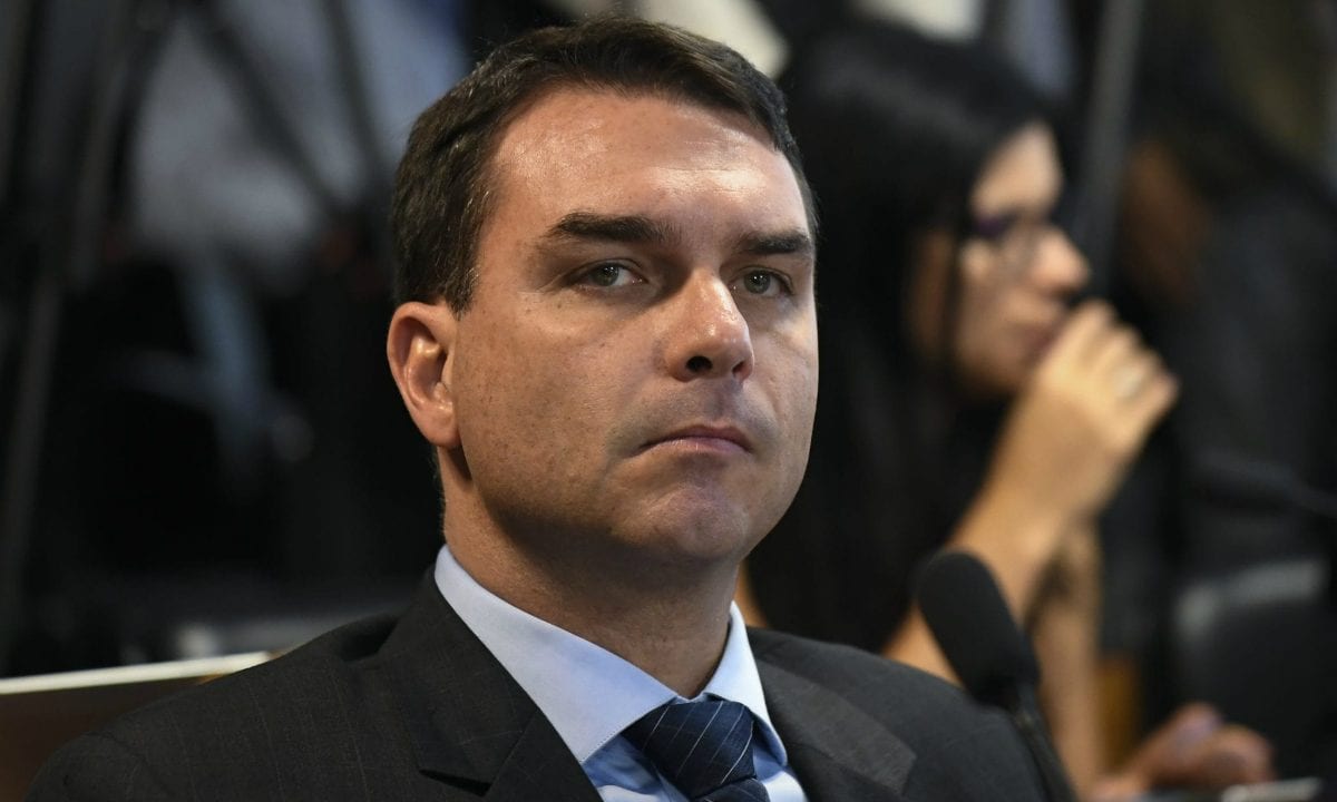 Senator Flávio Bolsonaro, son of President Jair Bolsonaro.