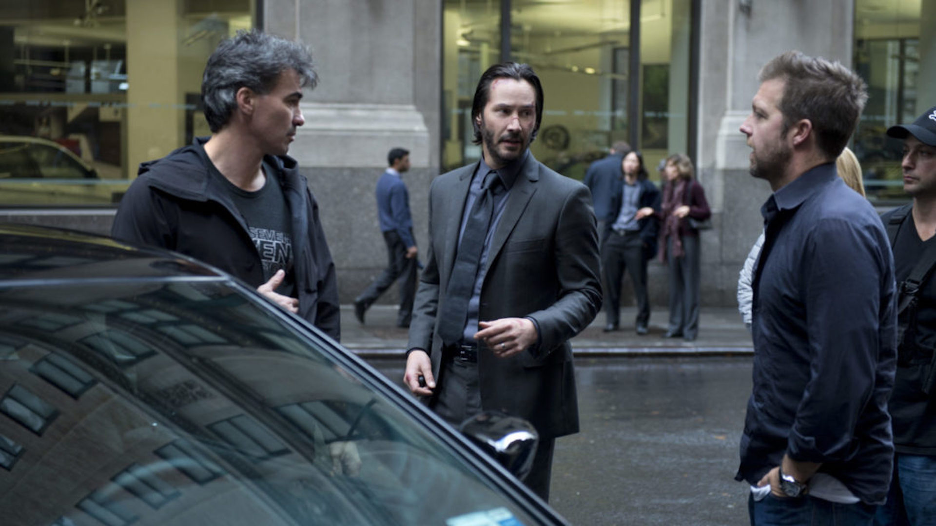 Brazil,Actor Keanu Reeves during a production shoot in São Paulo city.