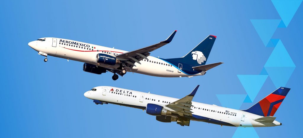 The first to move the fixed market was Delta, which began by buying Aeroméxico shares in 2017 and gradually increased its stake to the current 49 percent, the legal maximum allowed in Mexico.