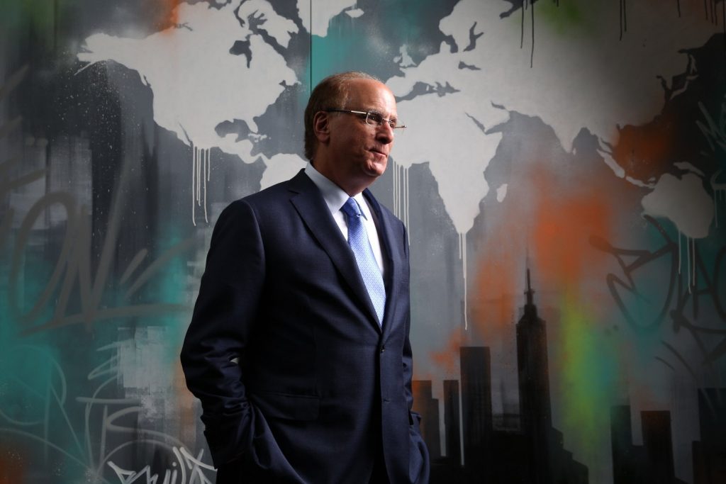 BlackRock CEO Larry Fink included an urgent observation in his annual letter to U.S. corporate executives: Climate change will transform global finances sooner than you might think. (Photo internet reproduction)