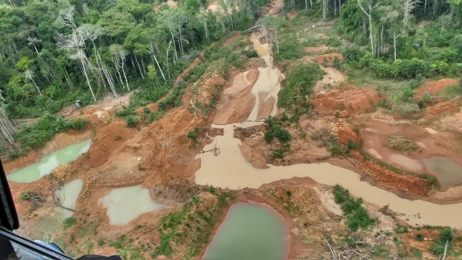 This is what illegal mines in the Amazon look like up close. 