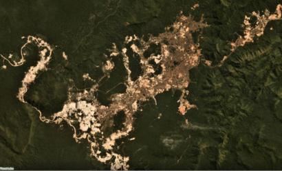 Spread of illegal mines in the Amazon region in 2019