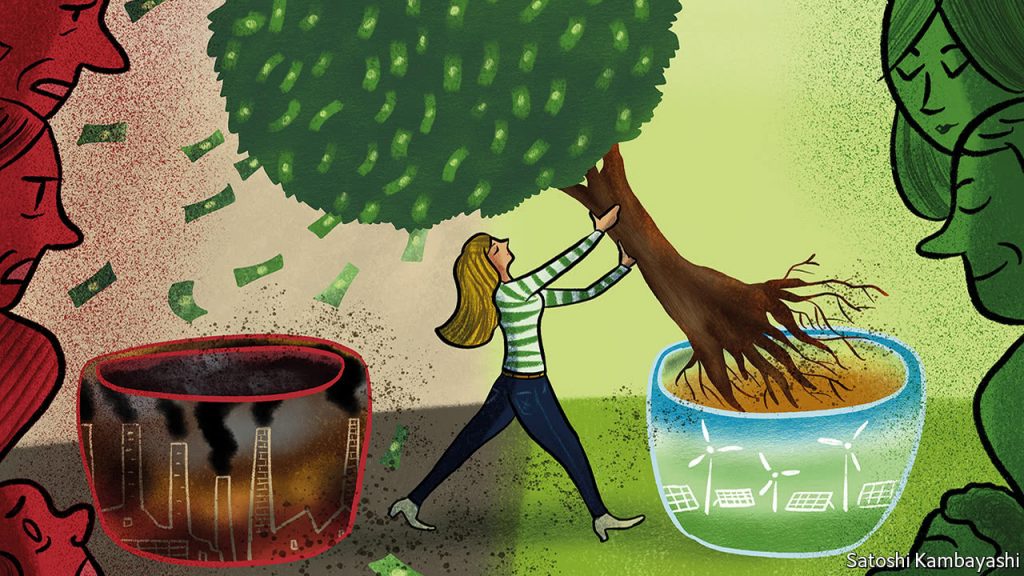 He asks investors to dismiss asset managers who do not pressure companies to reduce their carbon footprint and wants banks to stop lending to companies that ignore climate change.
