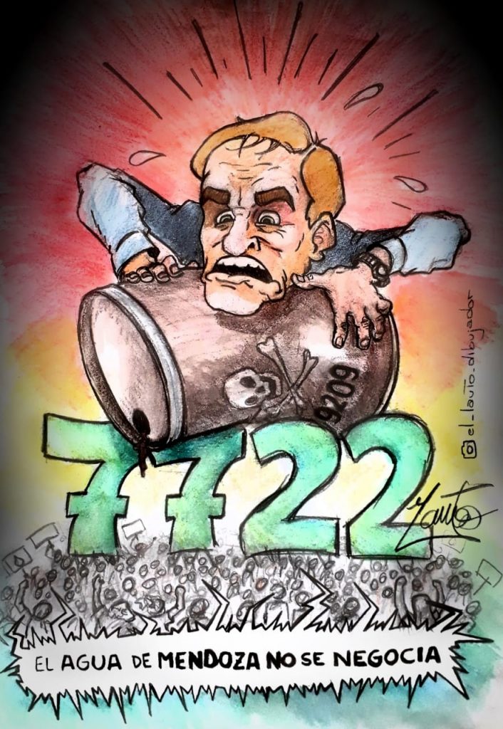 Massive protests in Argentina's most important wine-growing region, Mendoza, have led to the withdrawal of a change in the law that was intended to simplify the conditions for mining gold and silver.