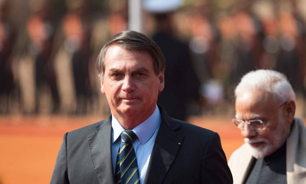 Jair Bolsonaro arrived in India this Friday as the main guest for the Republic Day celebrations on Sunday 26th in New Delhi.