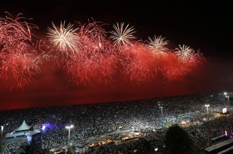 Rio New Year 2020 hosted the world's largest New Year's Celebration. (Photo internet reproduction)