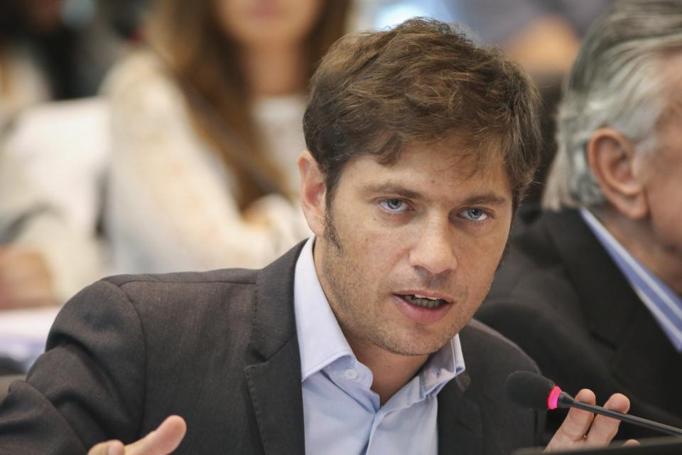 Axel Kicillof, kirchnerist governor of Buenos Aires.