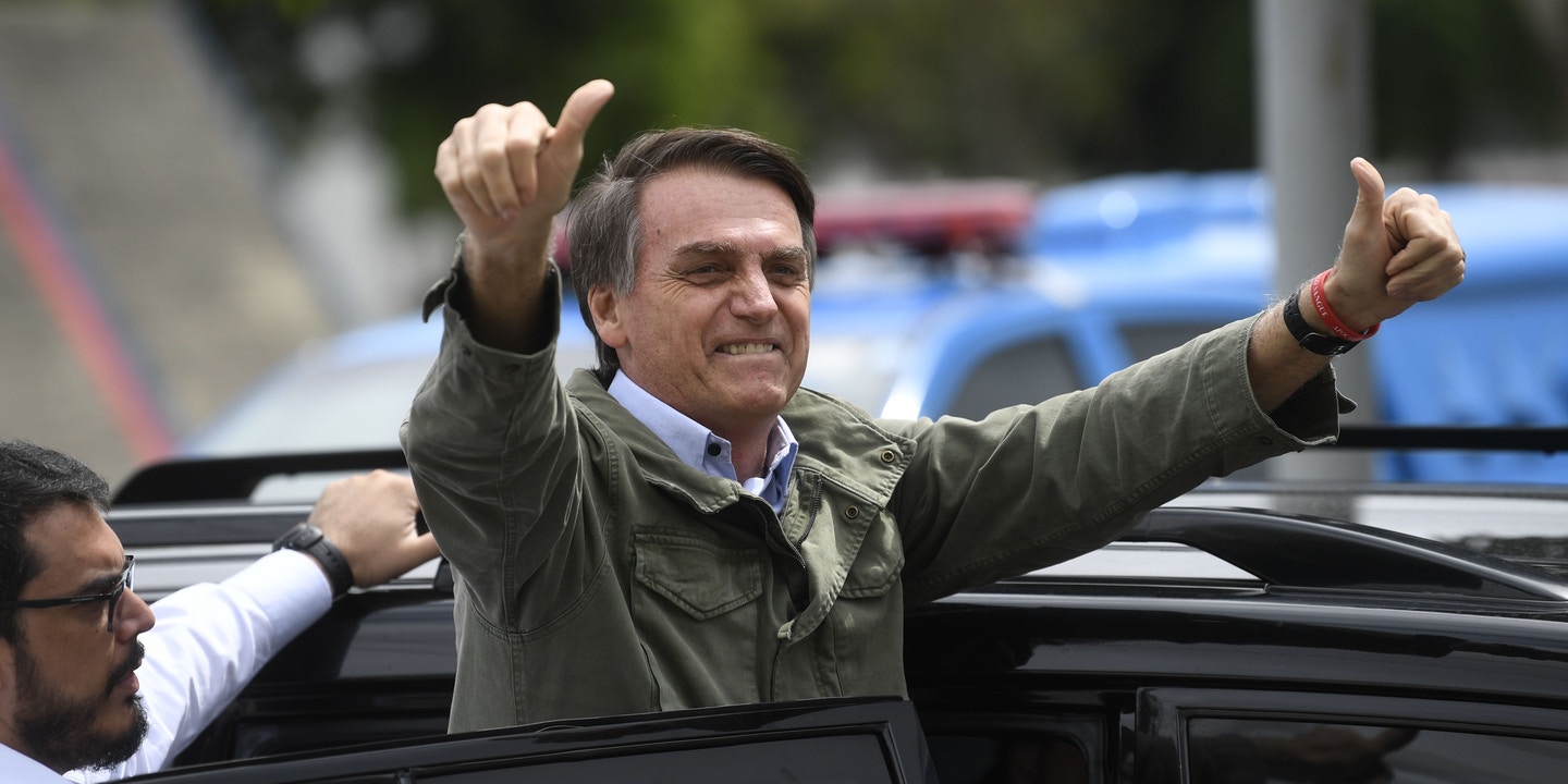 Sitting conservative President Jair Bolsonaro, who has been in power since 2018 and is up for re-election in 2022.
