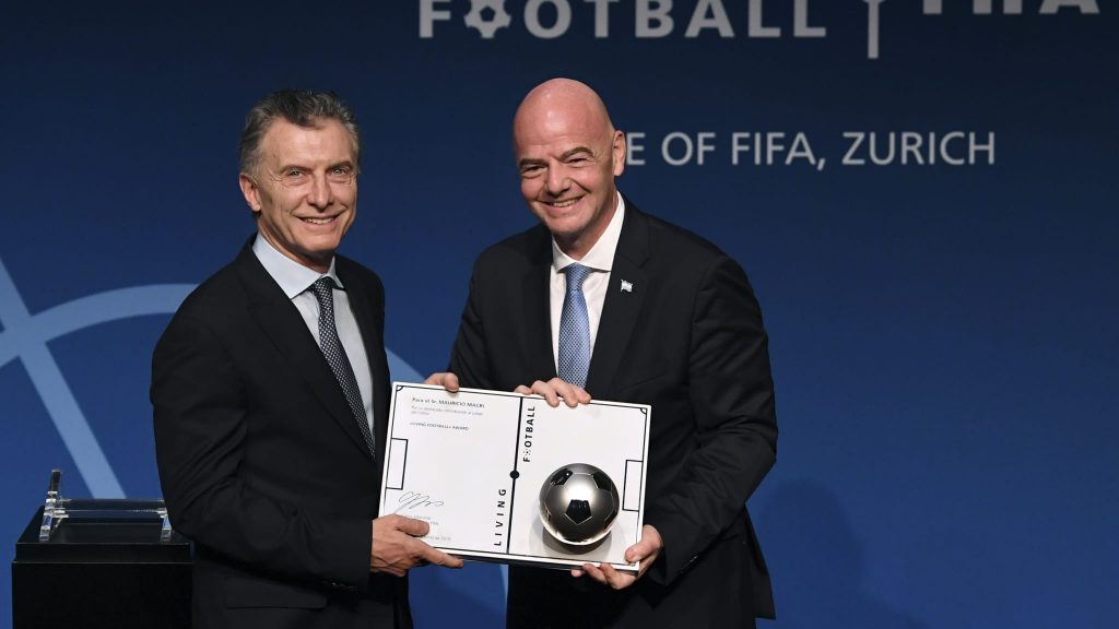 Macri, who was President of Argentina from 2015 to 2019 and mayor of Buenos Aires before that, has not only had a political but also a footballing career.