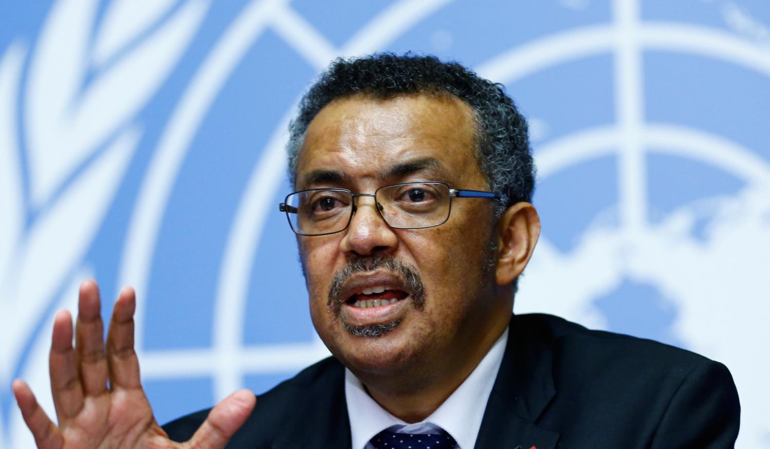 Tedros Adhanom Ghebreyesus, Director-General of the World Health Organization.