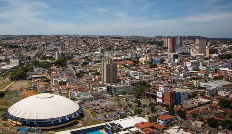 The city of Anápolis in Goiás State.