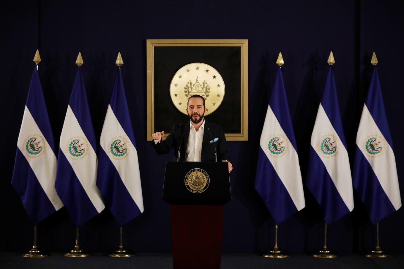 El Salvador's President Nayib Bukele.