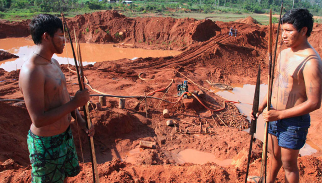 There are no official mining operations in the 619 indigenous areas located in Brazil, although there are reports of dozens of illegal mining operations, mainly in the Amazon region.