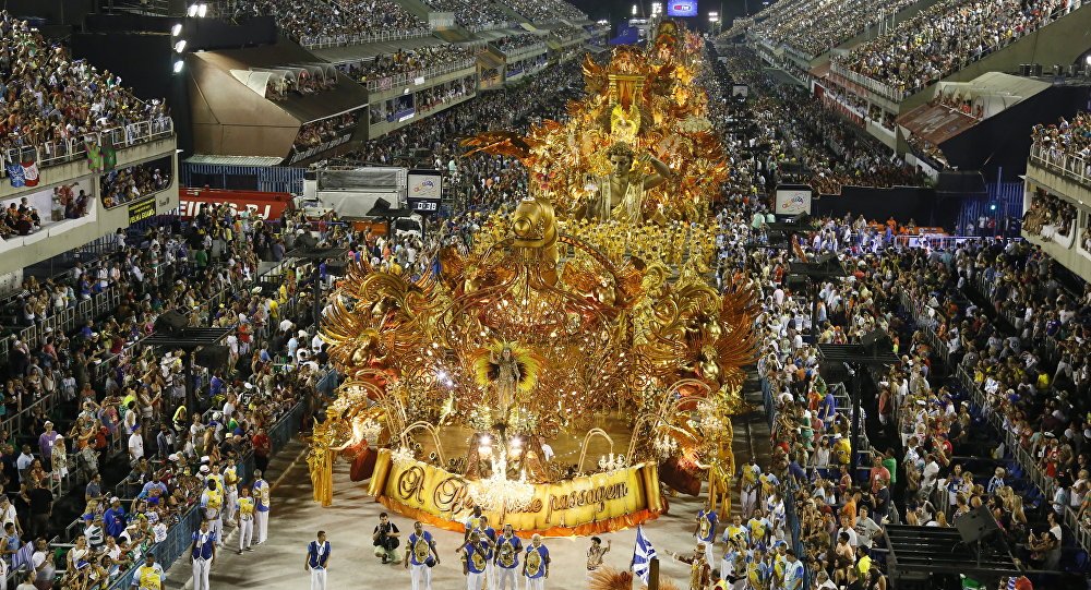 Rio de Janeiro's Sambadrome, Marquês de Sapucaí.