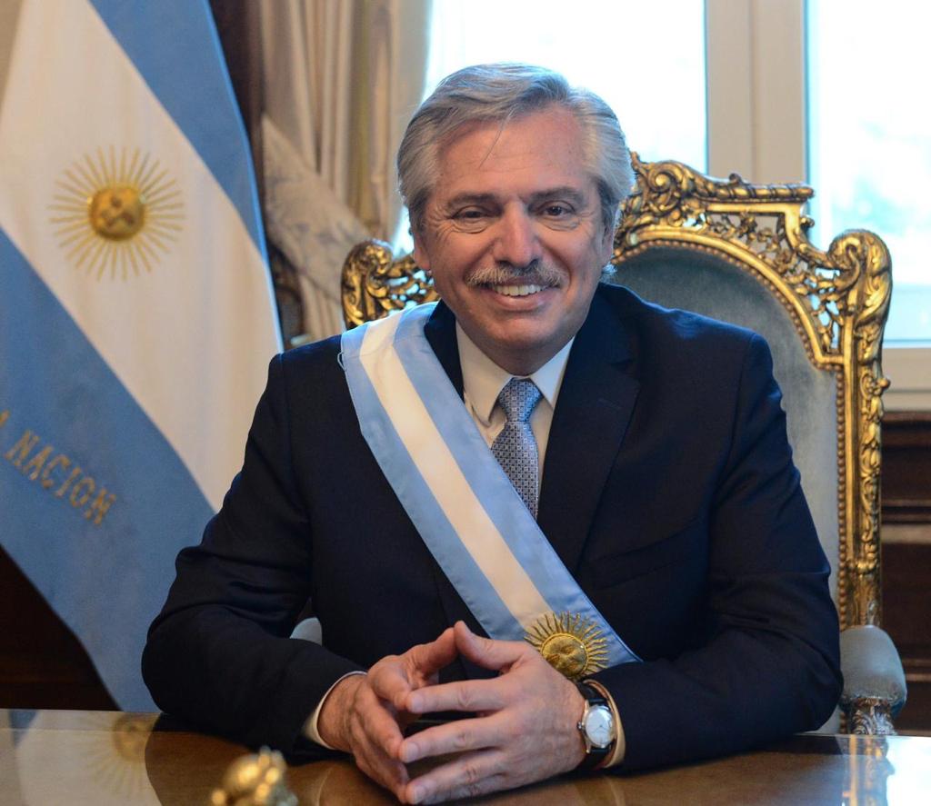 Argentine President Alberto Fernández.