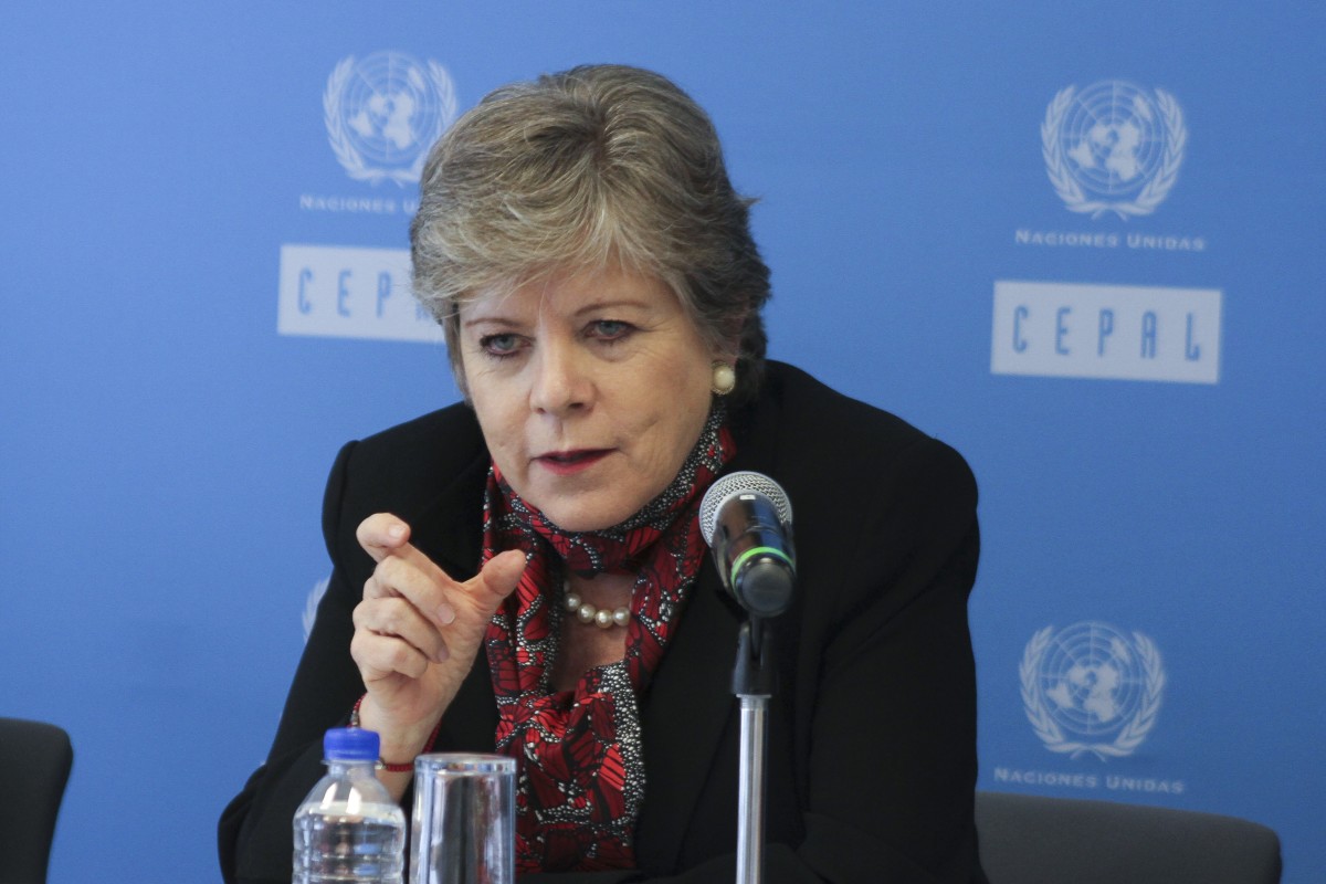 Alicia Bárcena, Executive Secretary of the Economic Commission for Latin America and the Caribbean (CEPAL).