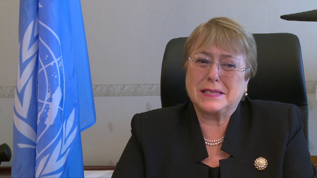 Michelle Bachelet, High Commissioner for Human Rights.