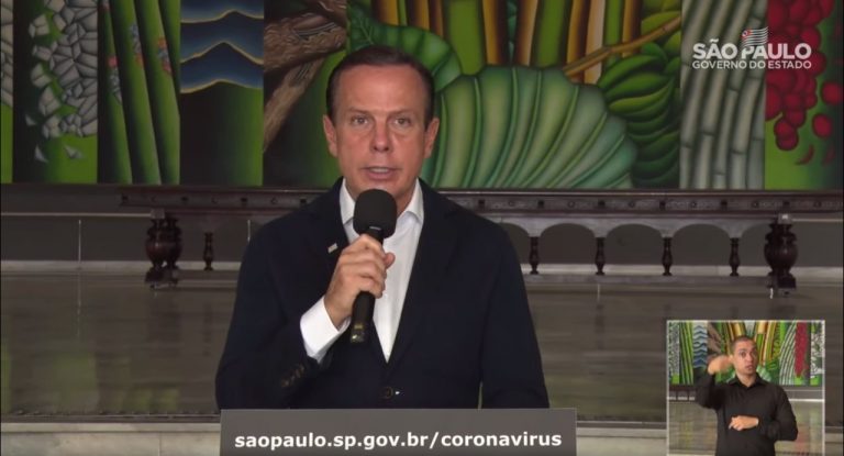 São Paulo Governor, João Doria, Attacks Bolsonaro over Coronavirus