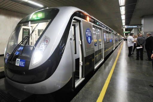 Viagem Inaugural do novo trem do Metrô Rio