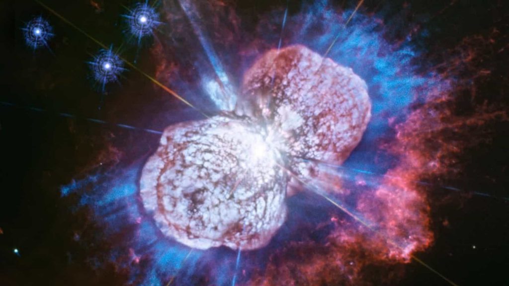 A group of astronomers detected the largest explosion in the universe ever recorded, an event caused by a giant black hole located 390 million light-years away.