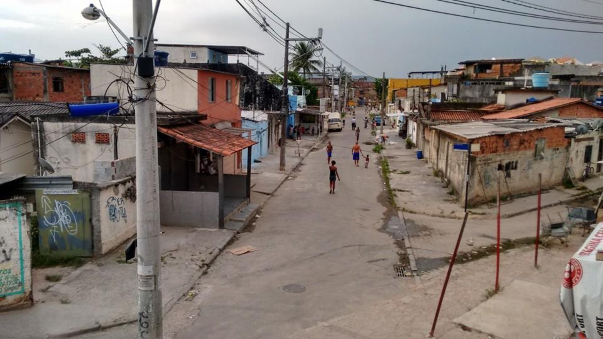 Brazil,Cidade de Deus practically deserted this week as residents fear Covid-19.