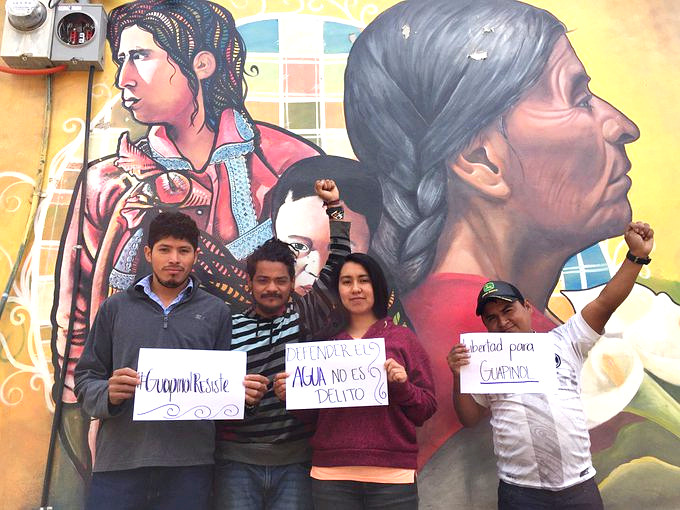 Seventeen organizations have joined together to form a nationwide "Front for the Defense of Water".