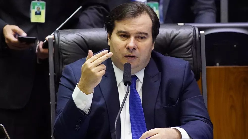 The president of the Brazilian Chamber of Deputies, Rodrigo Maia.