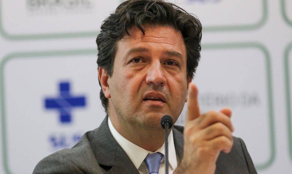 Brazilian Health Minister, Luiz Henrique Mandetta.