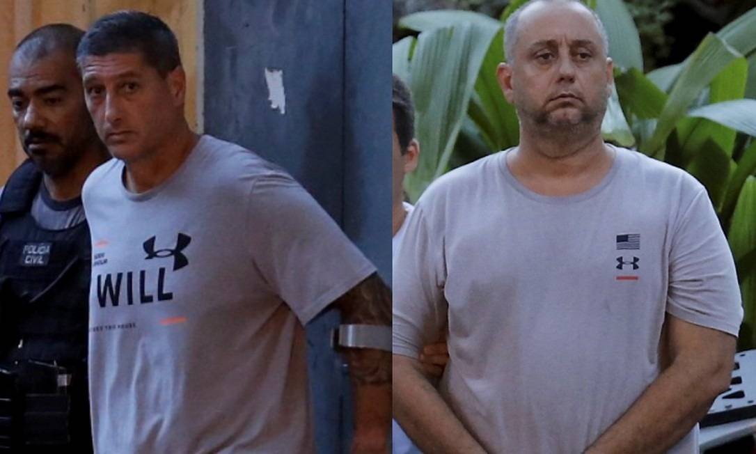 Ronnie Lessa (left) and Élcio Queiroz (right).