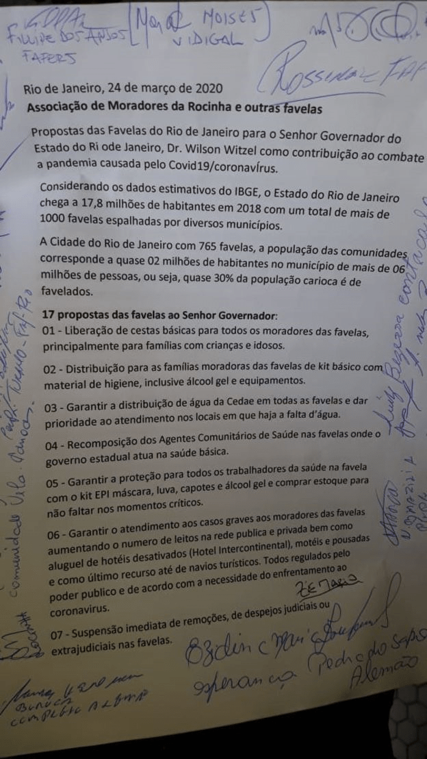 Carta Rocinha