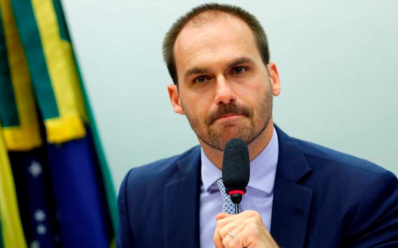 Brazilian Federal Deputy Eduardo Bolsonaro, son of Brazilian President Jair Bolsonaro.