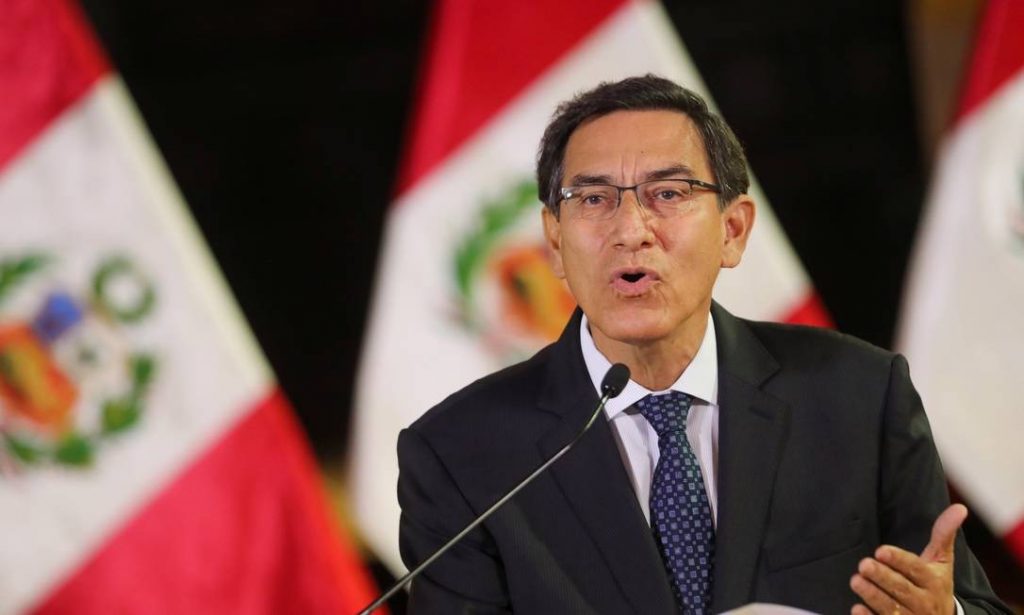 Peruvian President Martín Vizcarra.