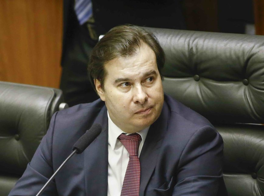 Rodrigo Maia, the president of the Chamber of Deputies.