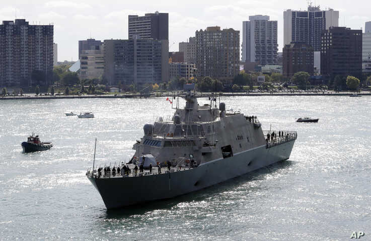 USS Detroit Commissioning