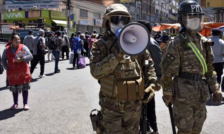 Militarization in Bolivia in Fight Against Covid-19