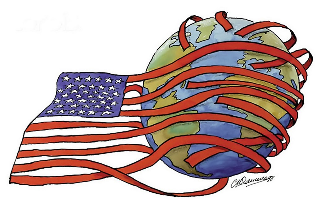 The double-edged and contradictory nature of the Monroe Doctrine is clearly and irrevocably changing into the imperialist dictate of the new hegemonic power with the rise of the USA as a global and superpower.