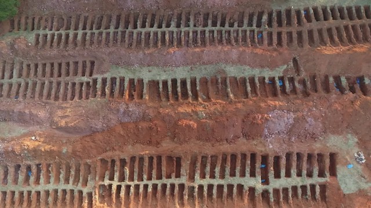Brazil,São Paulo city is opening up nearly 2,000 burial plots for deaths due to Covid-19.