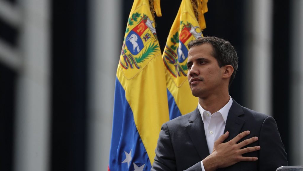 Venezuelan self-proclaimed "interim president" Juan Guaidó.