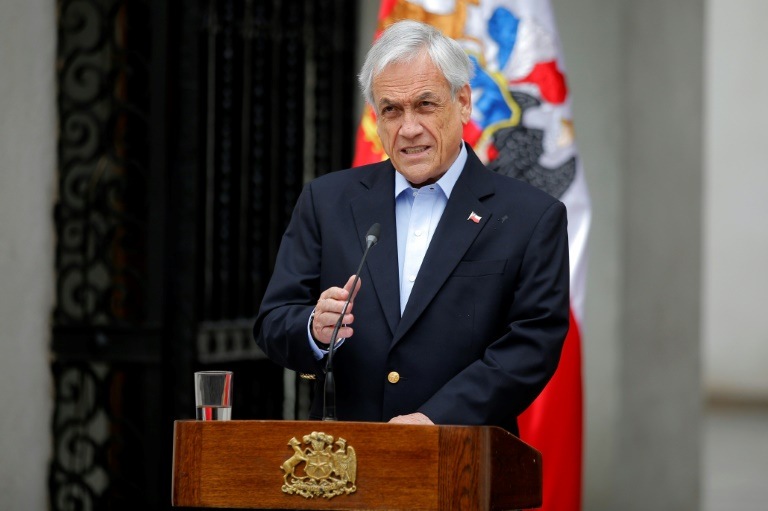 Chile's President Sebastián Piñera, in particular, came under growing criticism during the protests.