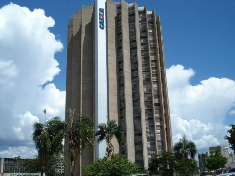 The headquarters of the Caixa Econômica Federal in Brasília.