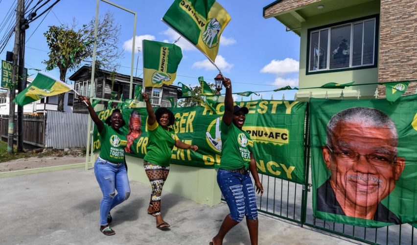After more than two months, the recount of the still outstanding results of the March 2nd presidential elections in Guyana began at the end of last week.