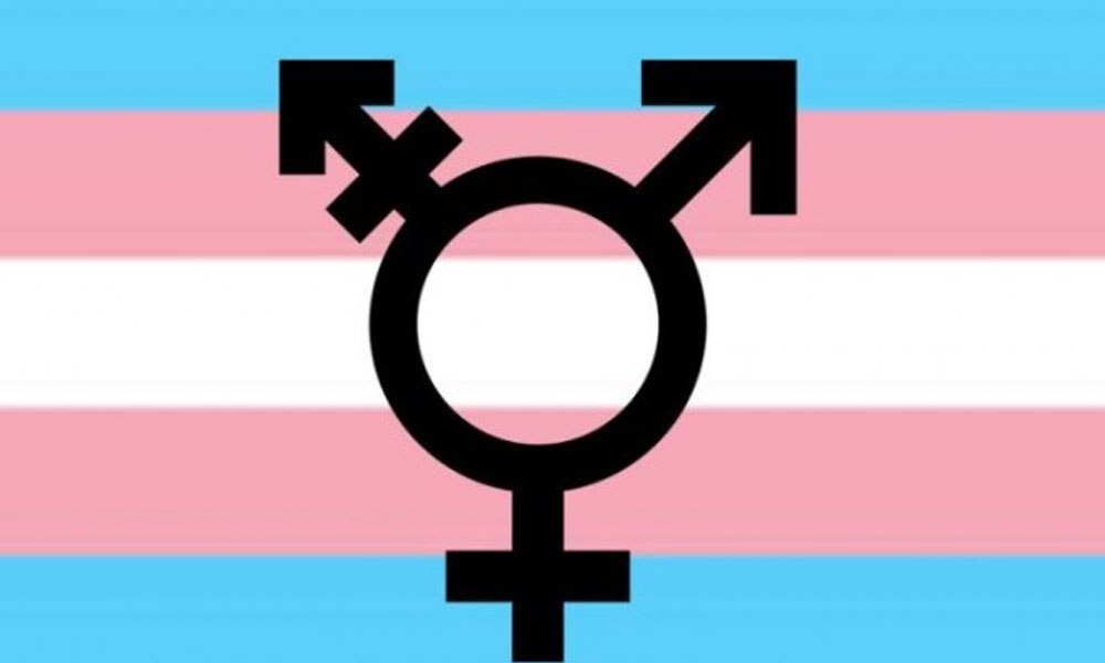 The flag representing transgender people.