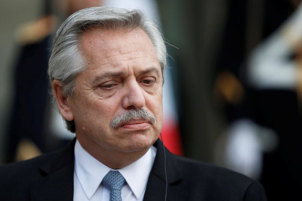 Argentina's President, Alberto Fernández.