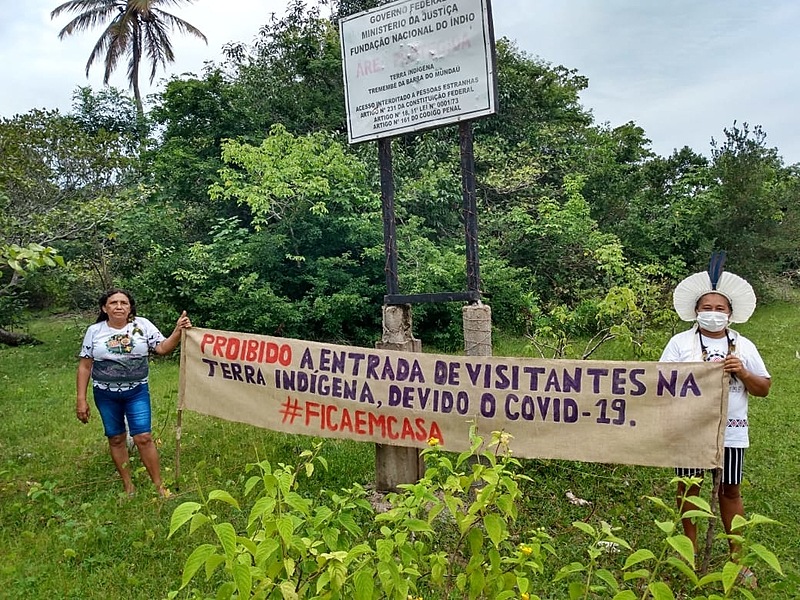 Visiting indigenous reserves is currently prohibited due to Covid-19.