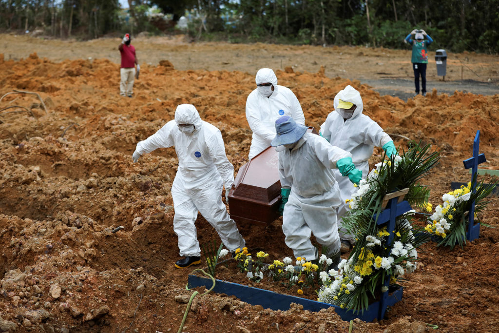 The most affected state, São Paulo records 6,163 deaths and 82,161 confirmed cases.