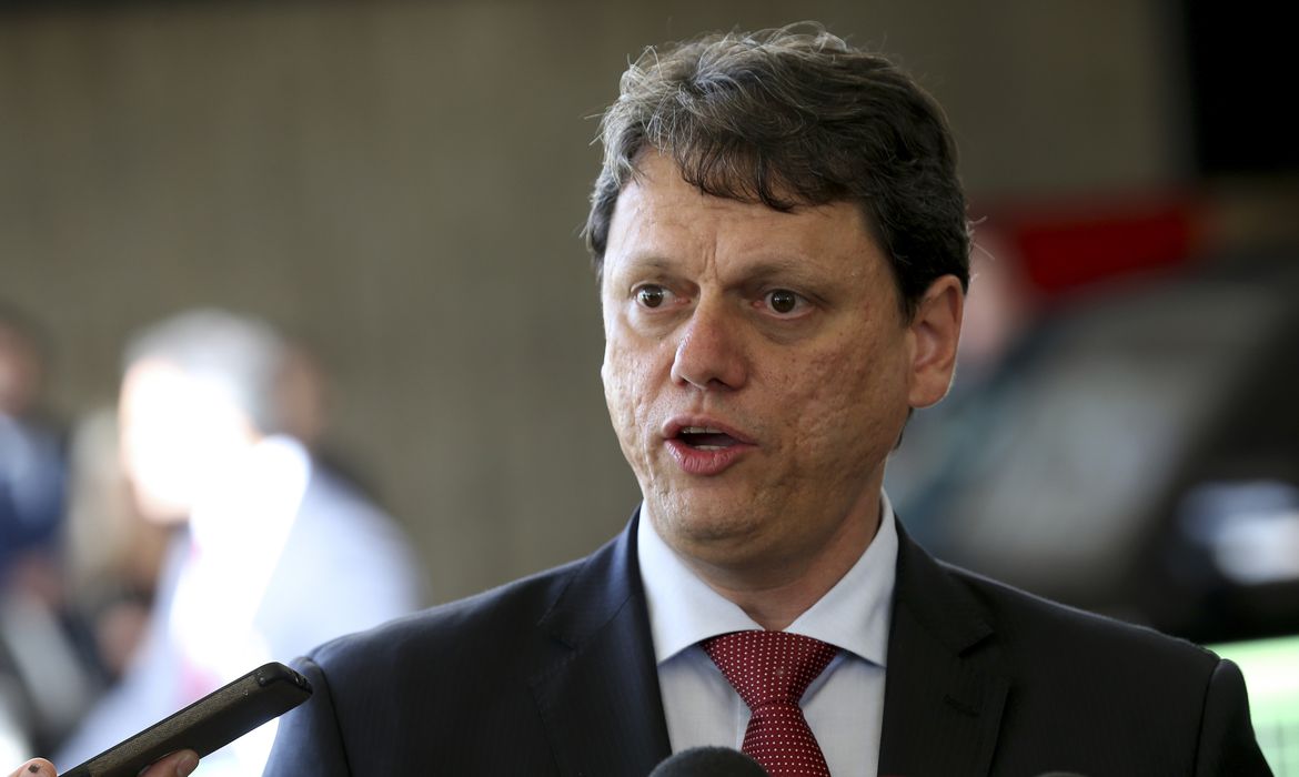 Brazilian Minister of Infrastructure, Tarcísio de Freitas.