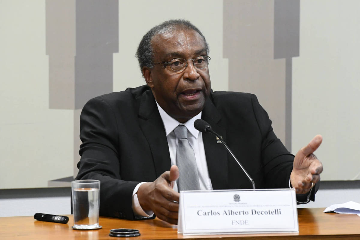 The new Brazilian Minister of Education, Carlos Alberto Decotelli.