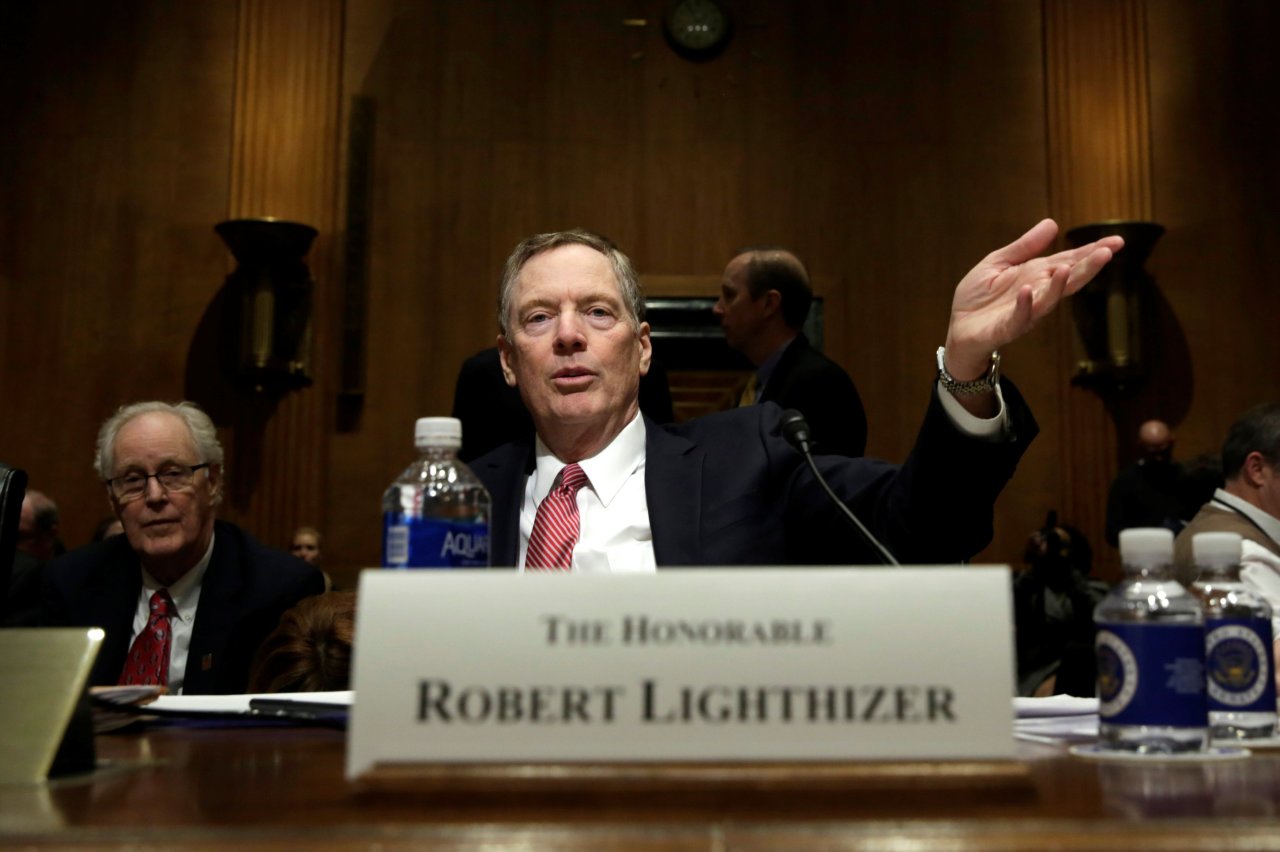 US Trade Representative Robert Lighthizer