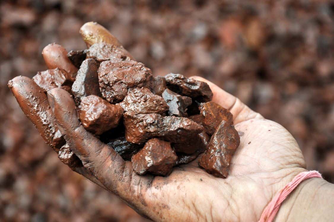 iron ore hand